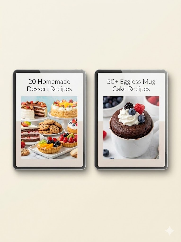 Digital Cookbook Previews on Tablet